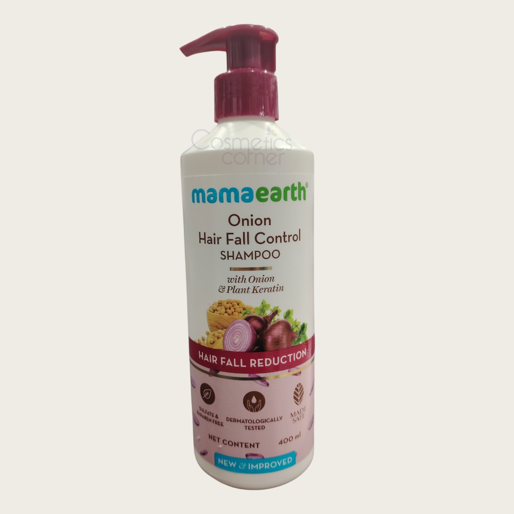 Mamaearth Onion Hair Fall Control Shampoo 400ml Mamaearth Onion Hair Fall Control Shampoo 400ml