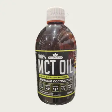 Natures Aid 100 Percent MCT Oil Premium Coconut Oil 500ml