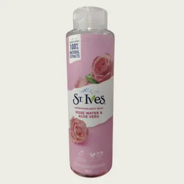 St.Ives Rose Water & Aloe Vera Refreshing Body Wash 450ml