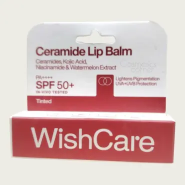 WishCare Tinted Ceramide Lip Balm with SPF50+ 5g – Tinted Lip Care & Sun Protection