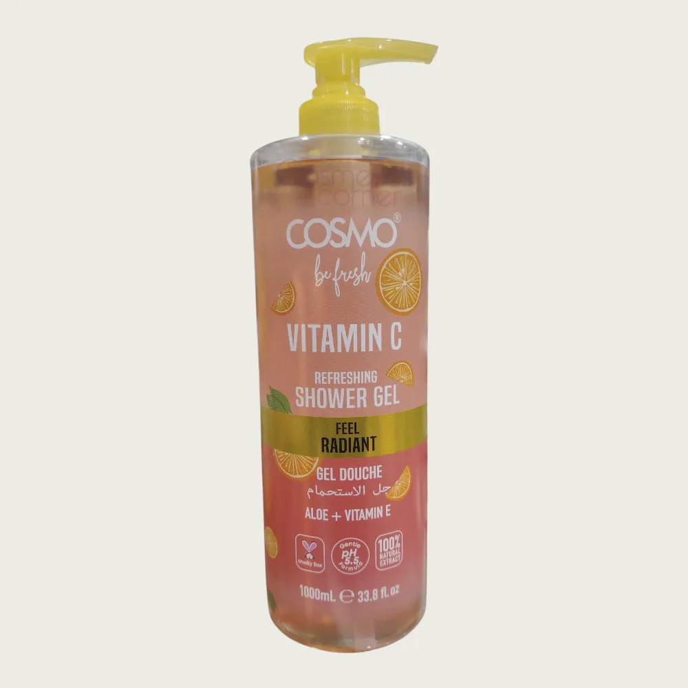 Cosmo Vitamin C Refreshing Shower Gel 1000ml Cosmo Vitamin C Refreshing Shower Gel 1000ml