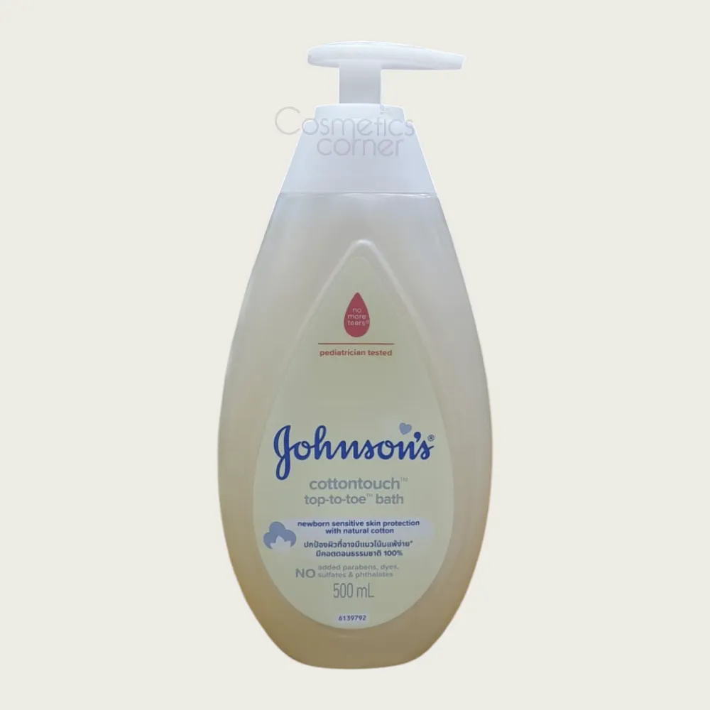 Johnsons Cottontouch Top To Toe Bath 500ml Johnsons Cottontouch Top To Toe Bath 500ml