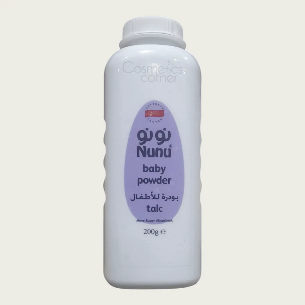 Nunu Baby Powder Talc 200g Nunu Baby Powder Talc 200g
