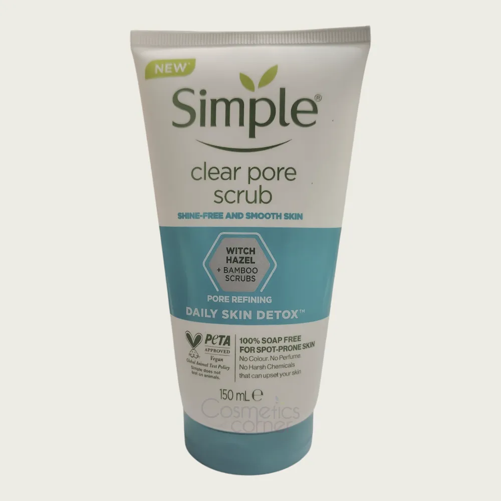 Simple Clear Pore Scrub 150ml Simple Clear Pore Scrub 150ml