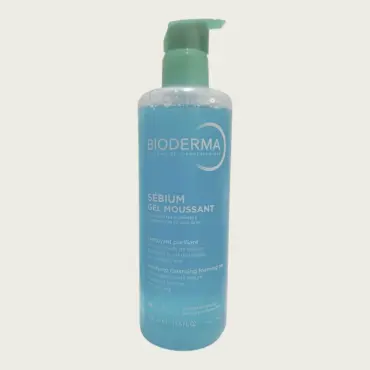 Bioderma Sébium Purifying Foaming Gel 400ml – Oil Control Cleanser for Oily & Acne-Prone Skin