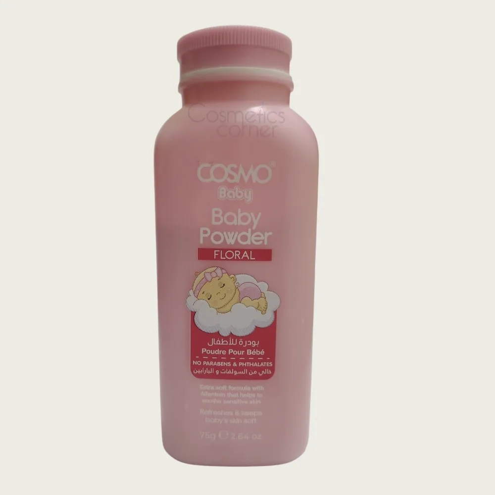 Cosmo Baby Powder Floral Scent 75g – Gentle Freshness & Soft Skin Protection Cosmo Baby Powder Floral Scent 75g – Gentle Freshness & Soft Skin Protection