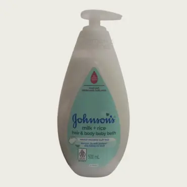 Johnson’s Milk + Rice Hair & Body Baby Bath 500ml