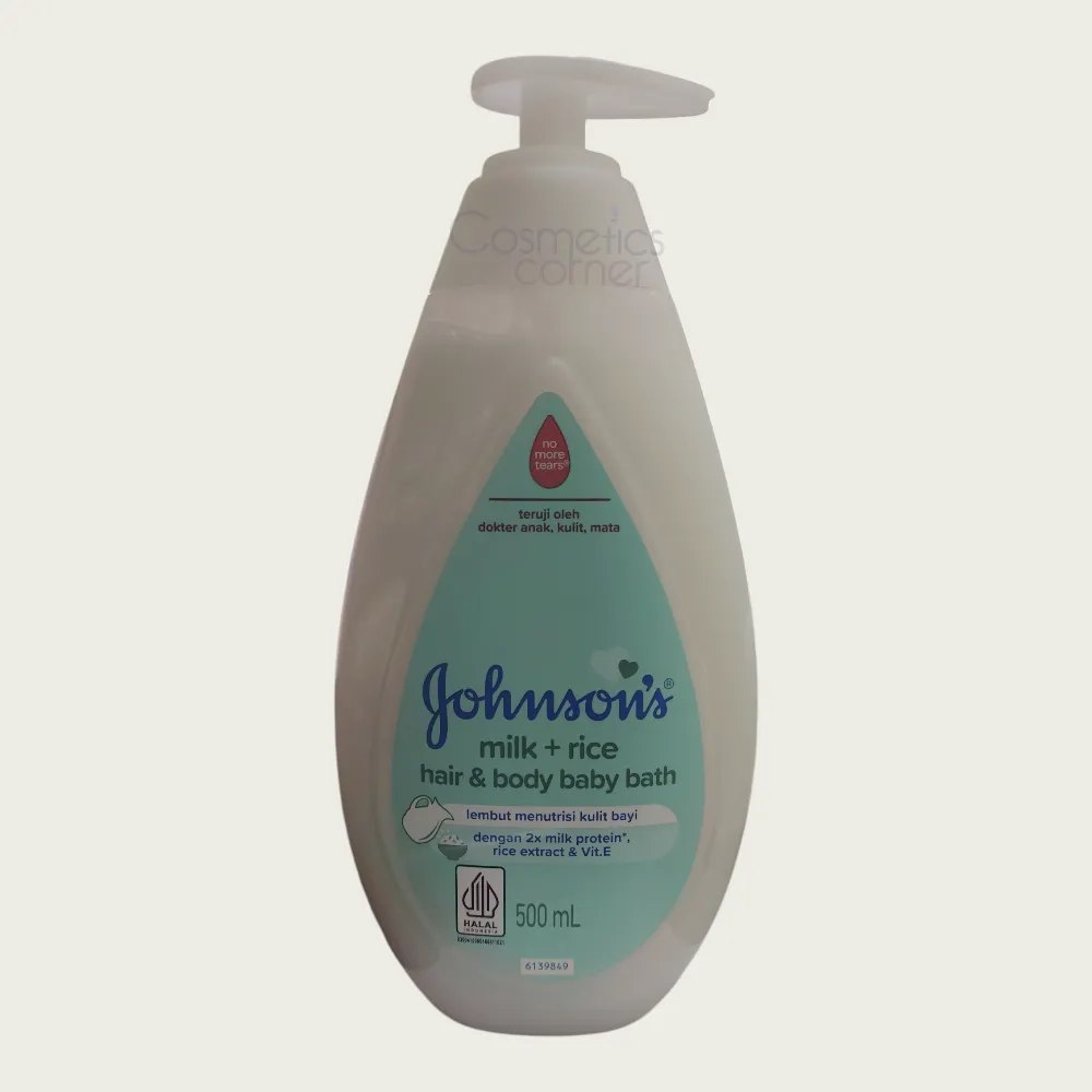 Johnson’s Milk + Rice Hair & Body Baby Bath 500ml Johnson’s Milk + Rice Hair & Body Baby Bath 500ml