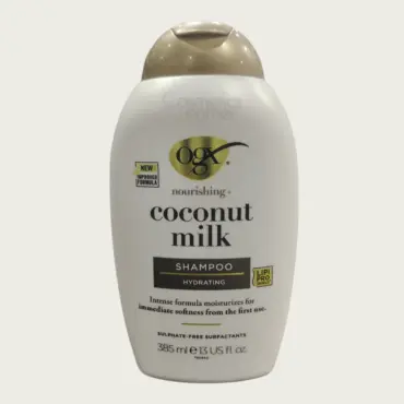 OGX Coconut Milk Shampoo 385ml – Nourishing Formula for Soft, Smooth & Healthy Hair
