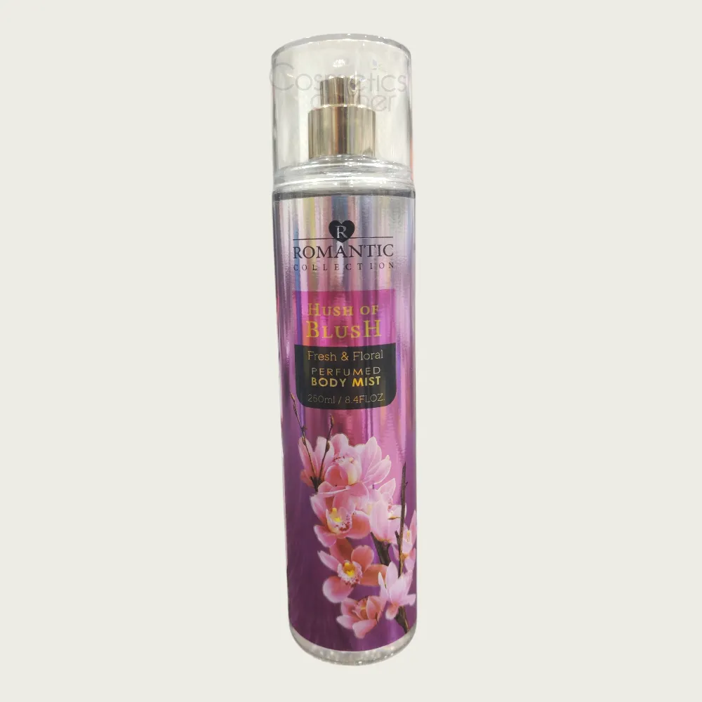 Romantic Collection Hush of Blush Fresh & Floral Perfumed Body Mist 250ml Romantic Collection Hush of Blush Fresh & Floral Perfumed Body Mist 250ml