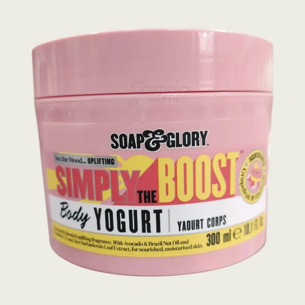 Soap & Glory Simply the Boost Body Yogurt Moisturiser 300ml Soap & Glory Simply the Boost Body Yogurt Moisturiser 300ml