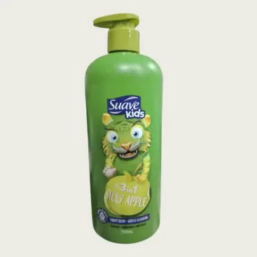 Suave Kids 3in1 Silly Apple Shampoo + Conditioner + Body Wash 700ml