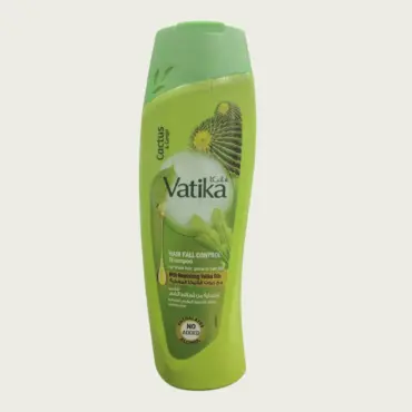 Vatika Cactus & Gergir Hair Fall Control Shampoo 400ml – Herbal Formula for Strong Roots & Reduced Hair Fall