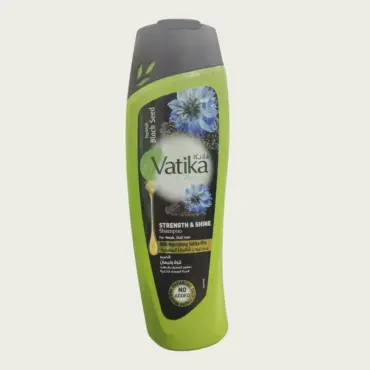 Vatika Turkish Black Seed Strength & Shine Shampoo 400ml – Herbal Care for Strong, Shiny & Healthy Hair