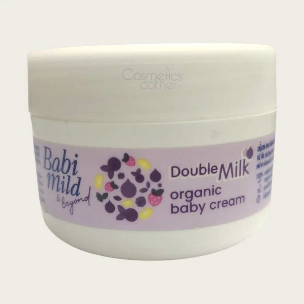 Babi Mild Double Milk Organic Baby Cream 50g – Gentle Moisturizing Care for Soft Baby Skin Babi Mild Double Milk Organic Baby Cream 50g – Gentle Moisturizing Care for Soft Baby Skin