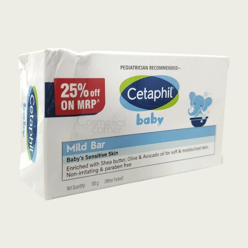 Cetaphil Baby Soap Bar 100g – Soft & Nourishing Baby Bath Care Cetaphil Baby Soap Bar 100g – Soft & Nourishing Baby Bath Care