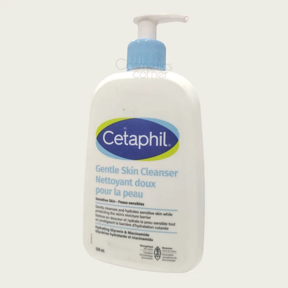 Cetaphil Gentle Skin Cleanser 500ml – Mild Daily Face & Body Cleanser for Sensitive Skin Cetaphil Gentle Skin Cleanser 500ml – Mild Daily Face & Body Cleanser for Sensitive Skin