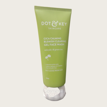 Dot & Key Cica Calming Blemish Clearing Gel Face Wash 100ml – Acne Control & Soothing Cleanser for Clear Skin