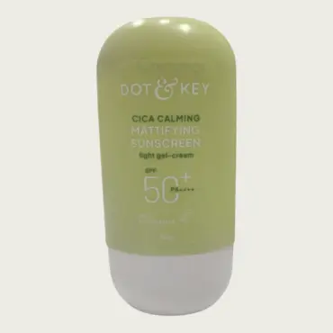 Dot & Key Cica Calming Mattifying Sunscreen SPF50+ 50g – Oil-Free UV Protection for Acne-Prone Skin