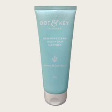 Dot & Key Deep Pore Clean Milky Foam Cleanser 100ml – Gentle Deep Cleansing Face Wash for Clear Skin