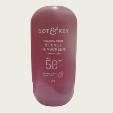 Dot & Key Dragon Fruit Bounce Sunscreen SPF50+ 50g – Hydrating Glow & Broad Spectrum UV Protection