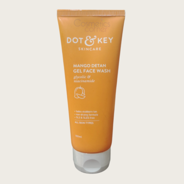Dot & Key Mango Detan Gel Face Wash 100ml – Brightening Cleanser for Tan Removal & Glowing Skin