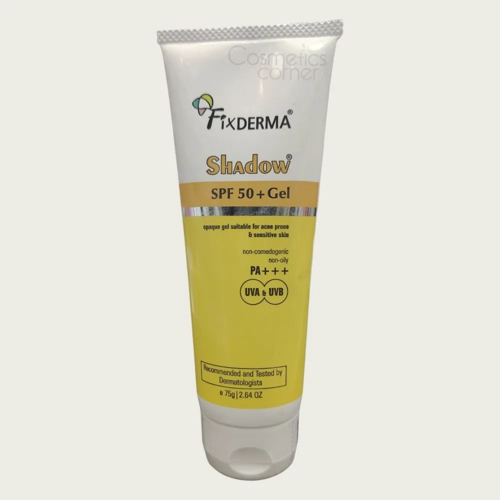 Fixderma Shadow Gel Sunscreen SPF50+ 75g – Matte Finish Sun Protection Fixderma Shadow Gel Sunscreen SPF50+ 75g – Matte Finish Sun Protection