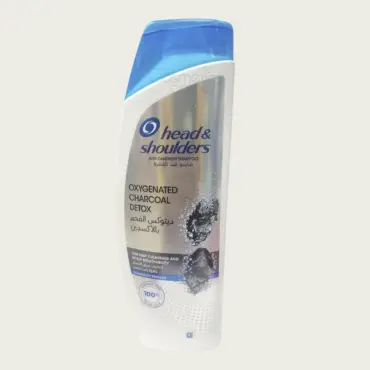 Head & Shoulders Charcoal Detox Anti-Dandruff Shampoo 350ml – Deep Scalp Cleanse & Flake Protection