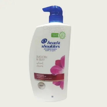 Head & Shoulders Smooth & Silky Anti-Dandruff Shampoo 1000ml – Flake Protection & Silky Smooth Hair