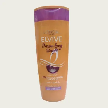 L'Oréal Dream Long Straight 72H Straightening Shampoo 400ml – Smooth & Frizz Control Hair Care
