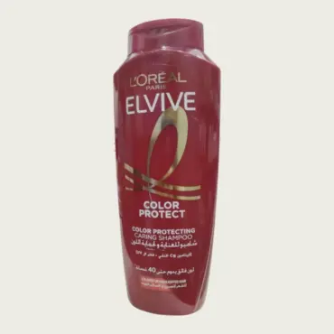 Loreal Elvive Color Protecting Shampoo 400ml – Fade Protection & Shine Care for Colored Hair