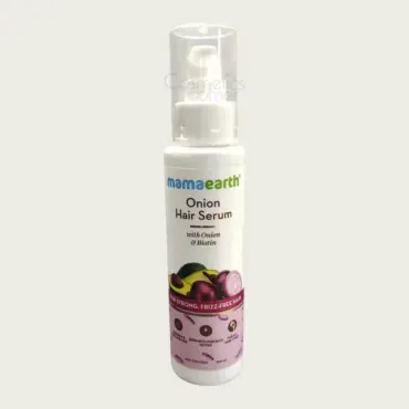 Mamaearth Onion Hair Serum 100ml – Frizz Control & Smooth Shine Care for Strong Hair