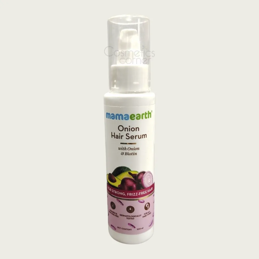 Mamaearth Onion Hair Serum 100ml – Frizz Control & Smooth Shine Care for Strong Hair Mamaearth Onion Hair Serum 100ml – Frizz Control & Smooth Shine Care for Strong Hair