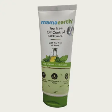 Mamaearth Tea Tree Oil Control Face Wash 100ml – Deep Cleansing Acne Care for Fresh & Clear Skin