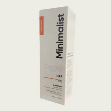 Minimalist Sunscreen SPF50 PA++++ 50g – Broad Spectrum UV Protection for Oily & Sensitive Skin