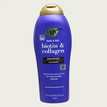 OGX Thick & Full Biotin & Collagen Shampoo 577ml – Volumizing Hair Thickening Shampoo