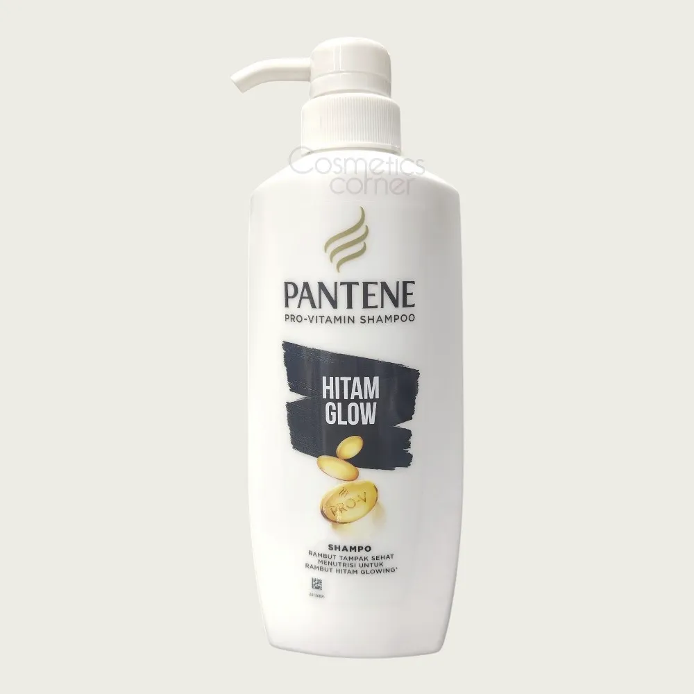 Pantene Pro-V Hitam Glow Shampoo 400ml – Shine & Nourishing Care for Dark Hair Pantene Pro-V Hitam Glow Shampoo 400ml – Shine & Nourishing Care for Dark Hair