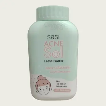 Sasi Acne Sol Loose Powder 50g – Oil Control & Smooth Matte Finish