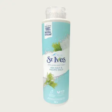 St. Ives Sea Salt & Pacific Kelp Exfoliating Body Wash 450ml – Refreshing Smooth Skin Care