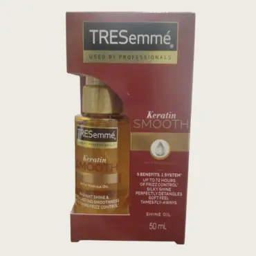 TRESemmé Keratin Smooth Shine Oil with Marula Oil 50ml – Smooth & Frizz Control Hair Care