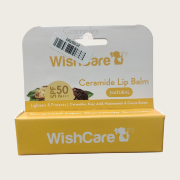 WishCare Ceramide Natural Lip Balm featuring SPF50 PA+++ 5G