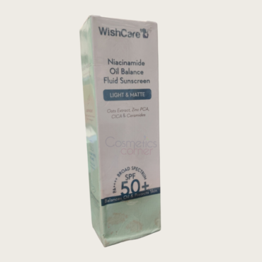 WishCare Niacinamide Oil Balance Fluid Sunscreen SPF50+ 50g – Oil Control & Broad Spectrum UV Protection