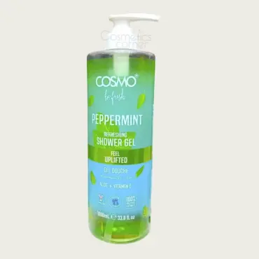 Cosmo Be Fresh Peppermint Refreshing Shower Gel 1000ml – Cooling & Refreshing Body Wash