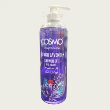 Cosmo Temptation French Lavender Shower Gel 1000ml – Relaxing & Refreshing Body Wash