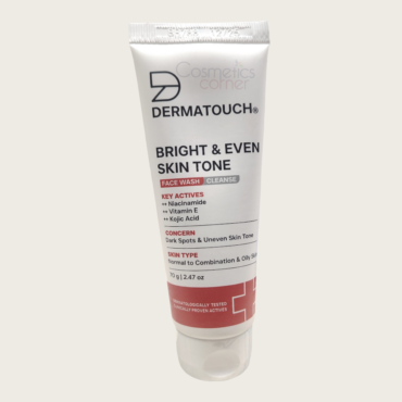 Dermatouch Bright & Even Skin Tone Face Wash 70g – Brightening & Gentle Daily Cleanser