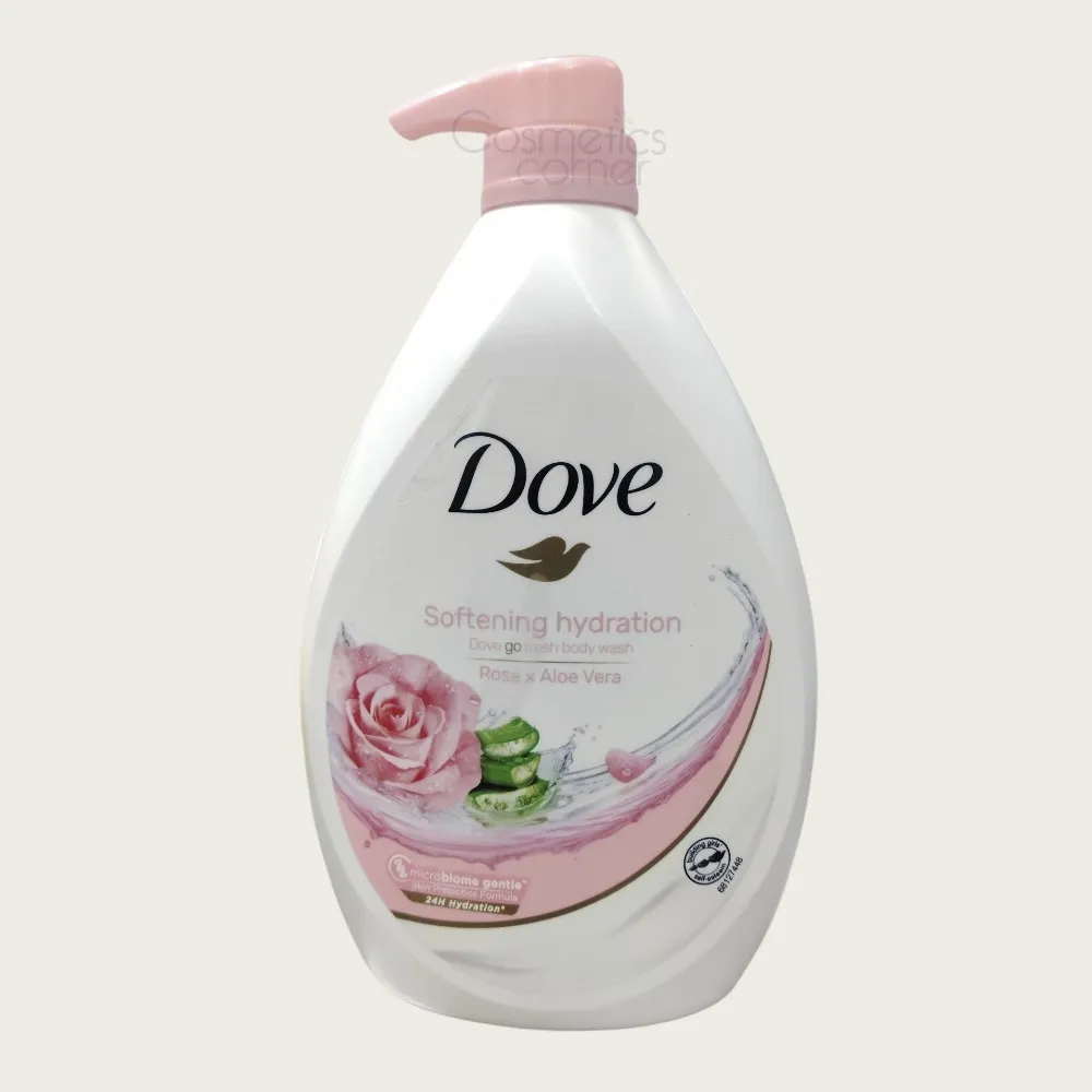 Dove Softening Hydration Rose & Aloe Vera Nourishing Body Wash 1L Dove Softening Hydration Rose & Aloe Vera Nourishing Body Wash 1L