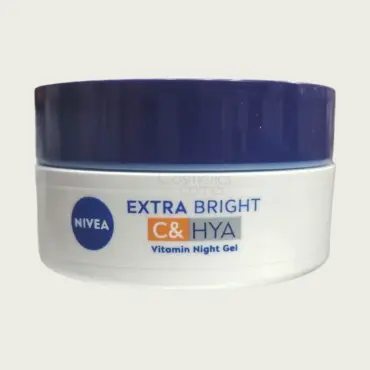 Nivea Extra Bright C&Hya Vitamin Night Gel 50ml – Brightening & Hydrating Overnight Care
