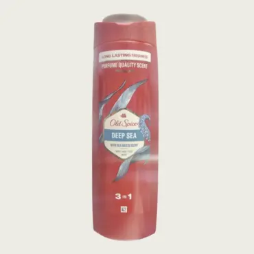 Old Spice Deep Sea 3-in-1 Body, Hair & Face Wash 400ml – Refreshing All-in-One Cleanser