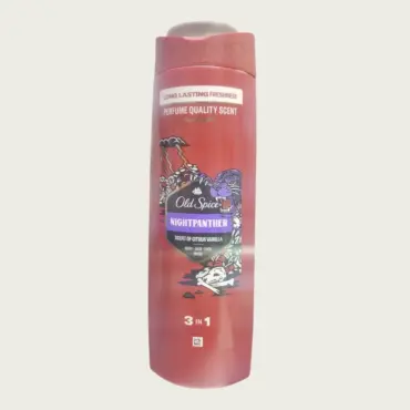 Old Spice NightPanther 3-in-1 Body, Hair & Face Wash 400ml – Long-Lasting Freshness for Men