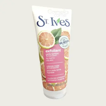 St. Ives Radiant Skin Pink Lemon & Mandarin Orange Face Scrub 170g – Brightening & Exfoliating Care